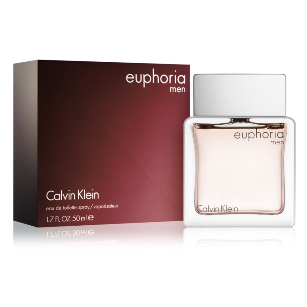 Calvin Klein Euphoria Men Eau de Toilette Spray 50ml β Spicy, Aromatic Fragrance for Men
