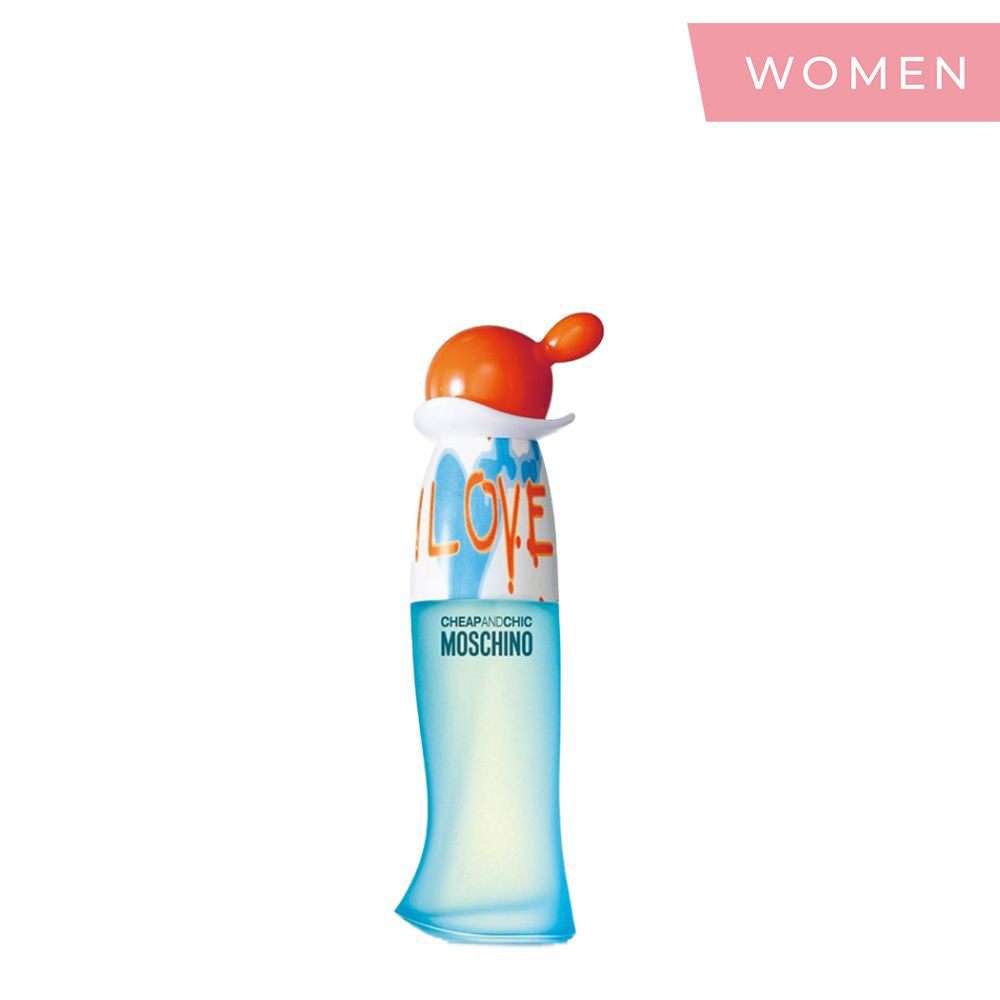 Moschino I Love Love Eau de Toilette Spray 30ml β Fresh & Citrus, Floral Fragrance for Women