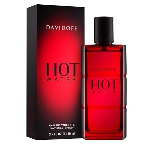 Davidoff Hotwater Eau de Toilette Spray 110ml β Amber & Oriental, Spicy Fragrance for Men