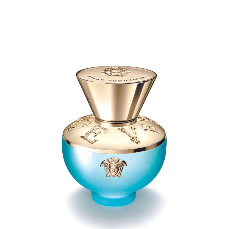 Versace Dylan Turquoise Eau de Toilette Spray 50ml – Fresh & Citrus, Floral Fragrance for Women