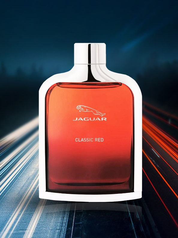 Jaguar Classic Red Eau de Toilette Spray 100ml β Fresh & Citrus, Woody Fragrance for Men
