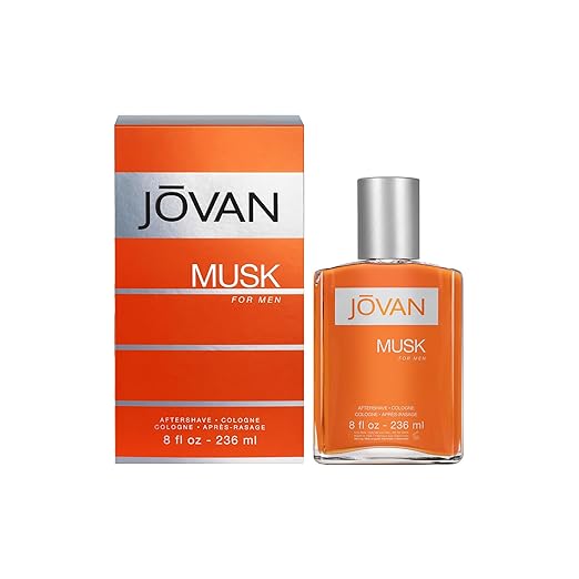 Jovan Musk Aftershave Eau de Parfum 236ml β Musky, Fresh & Citrus Fragrance for Men