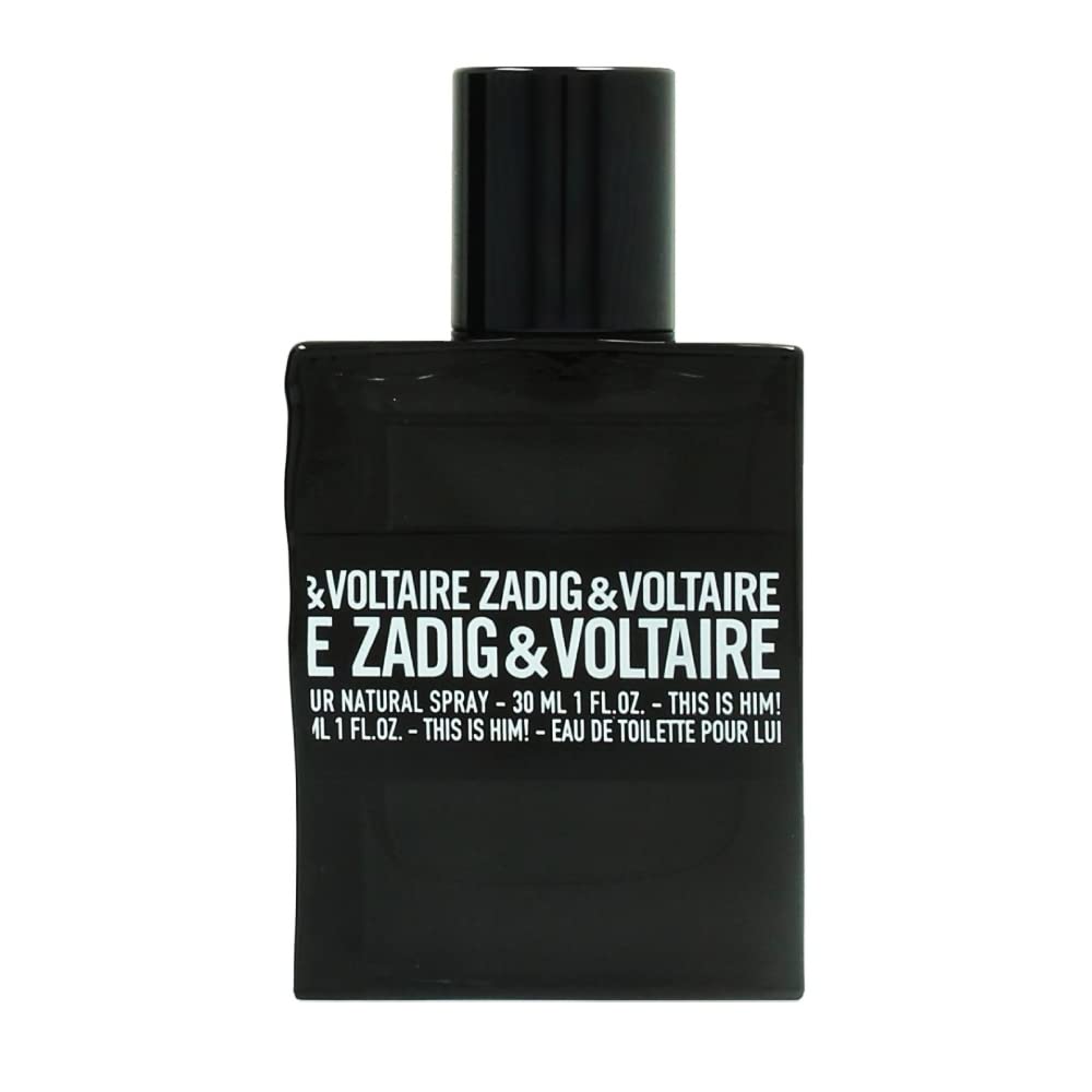 Zadig & Voltaire This Is Him! Eau de Toilette Spray 30ml β Fresh & Citrus, Spicy Fragrance for Men