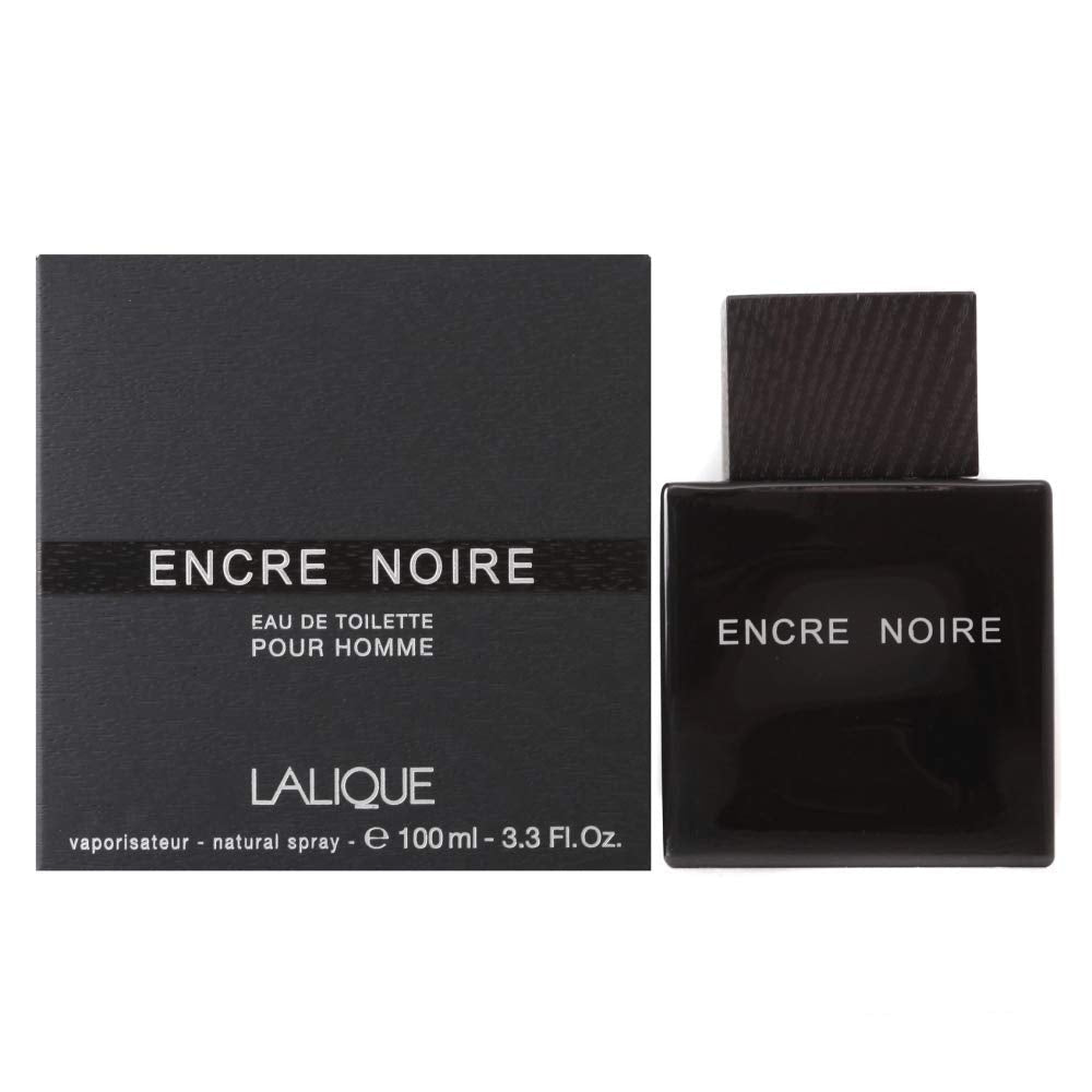 Lalique Encre Noire Eau de Toilette Spray 100ml β Woody, Musky Fragrance for Men