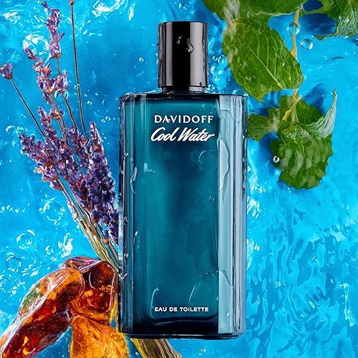 Davidoff Cool Water Eau de Toilette Spray 75ml β Fresh & Citrus, Woody Fragrance for Men