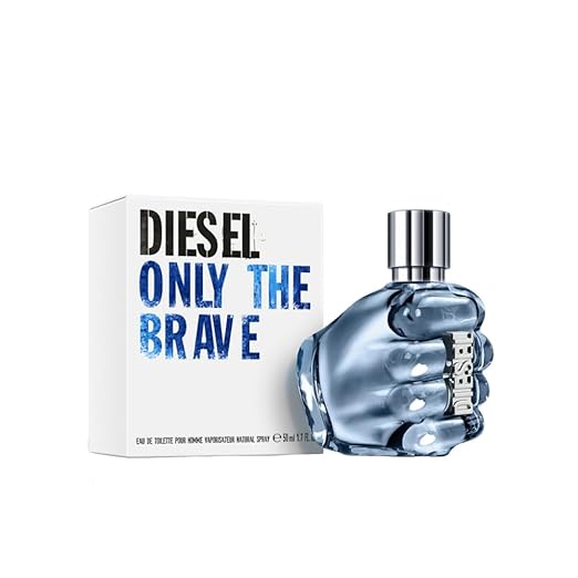Diesel Only the Brave Eau de Toilette Spray 50ml β Woody, Fresh & Citrus Fragrance for Men