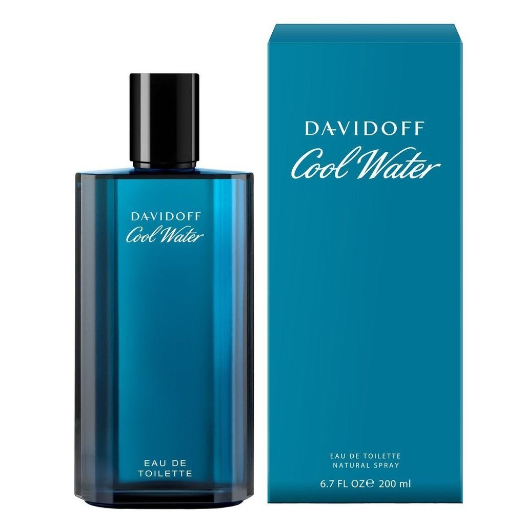 Davidoff Cool Water Eau de Toilette Spray 200ml β Aquatic, Aromatic Fragrance for Men