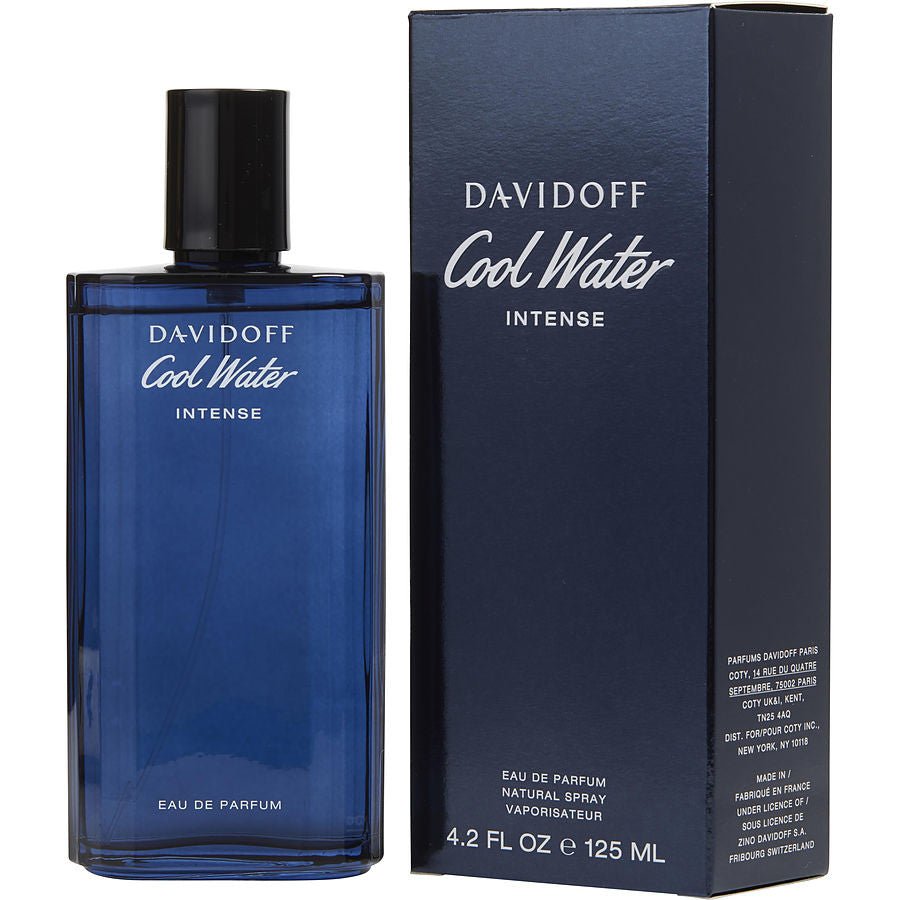 Davidoff Cool Water Intense for Men Eau de Parfum Spray 125ml – Citrus, Coconut Water & Amber Fragrance
