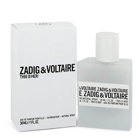 Zadig & Voltaire This Is Her! Eau de Parfum Spray 30ml β Floral, Spicy Fragrance for Women