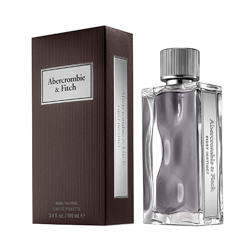Abercrombie & Fitch First Instinct Eau de Toilette Spray 100ml β Fresh & Citrus, Aromatic Fragrance for Men
