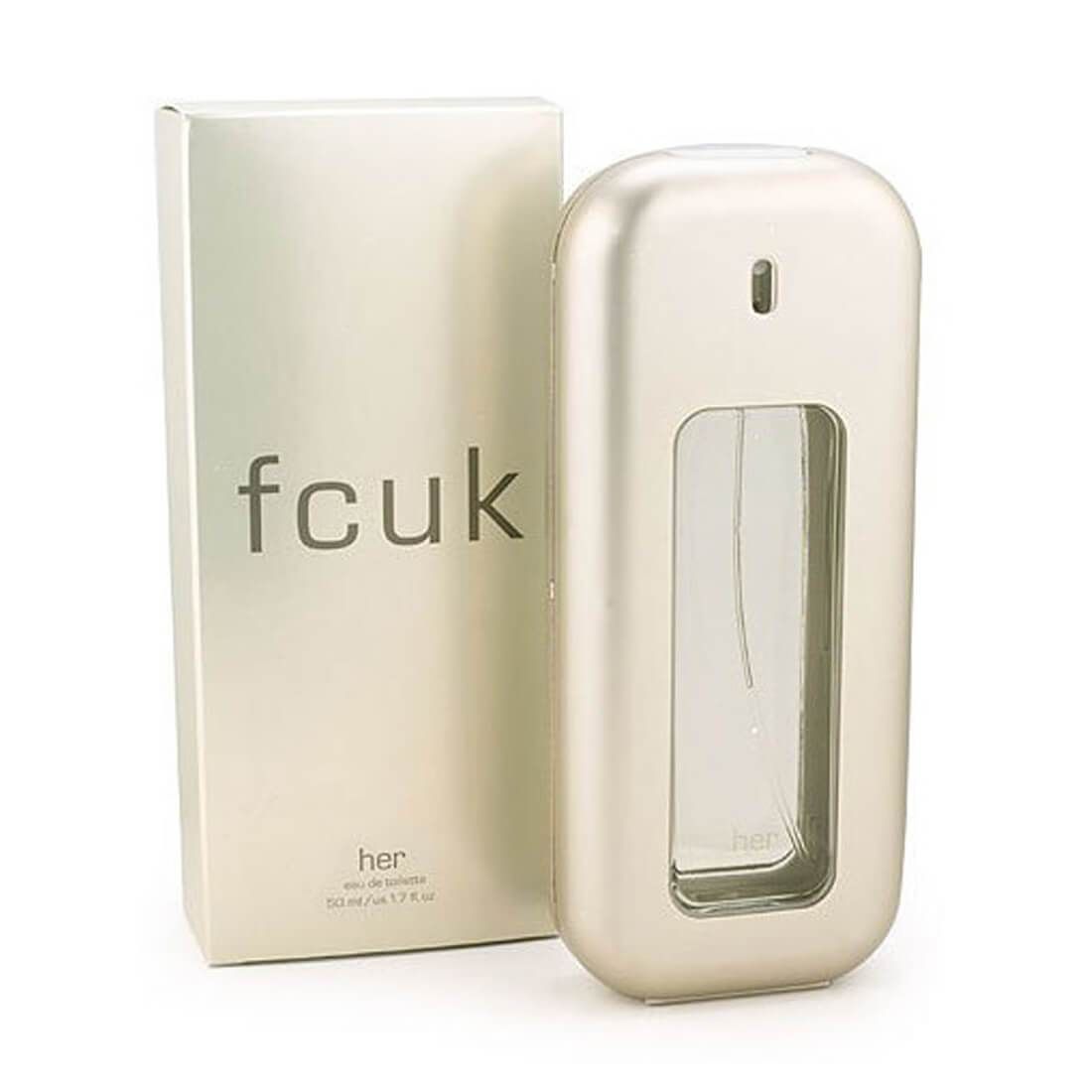 FCUK Her Eau de Toilette Spray 100ml – Citrus, Jasmine & Musk Women's Fragrance
