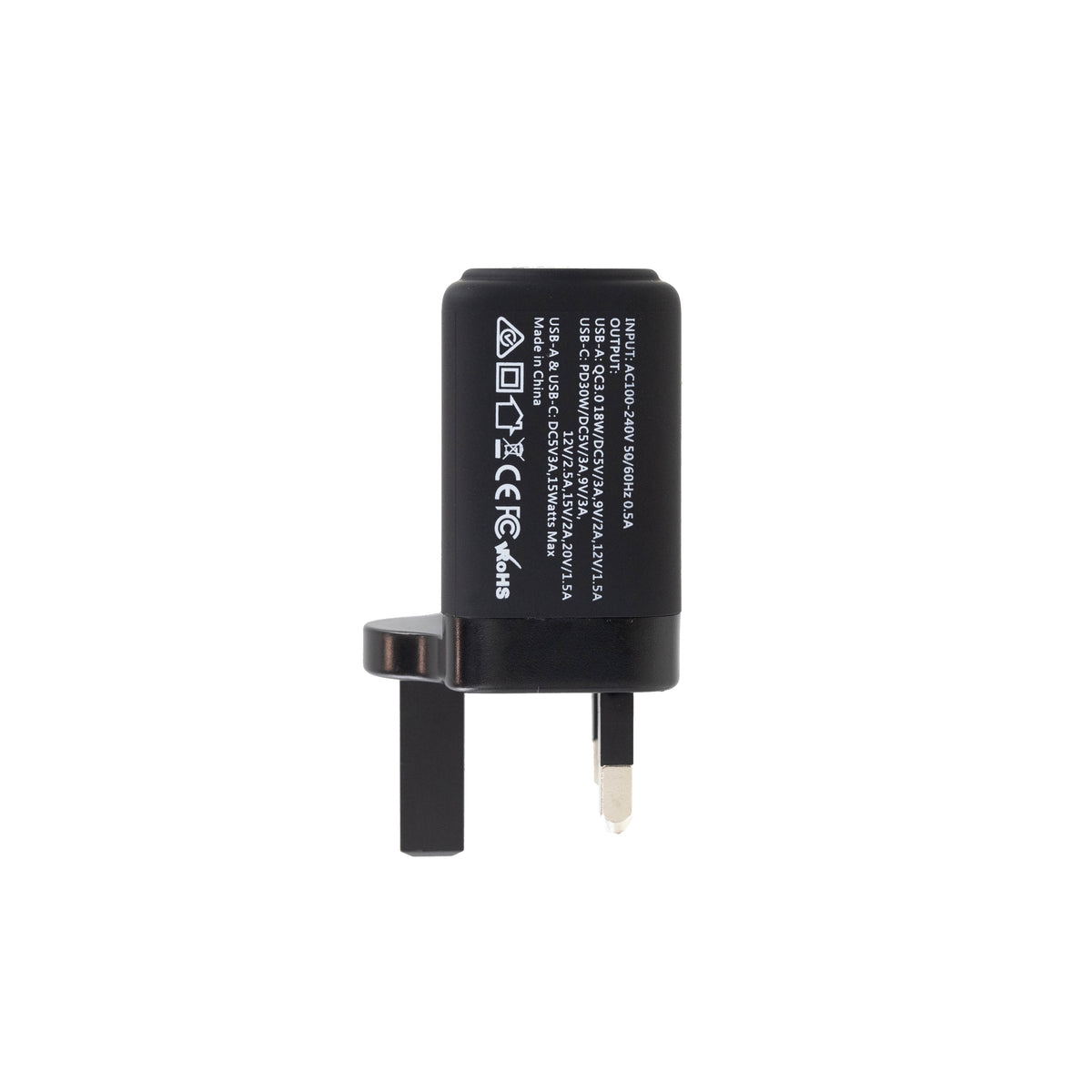 Our Pure Planet 30W Dual USB-A and USB-C UK Wall Charger – Fast Charging Plug for Phones and Tablets