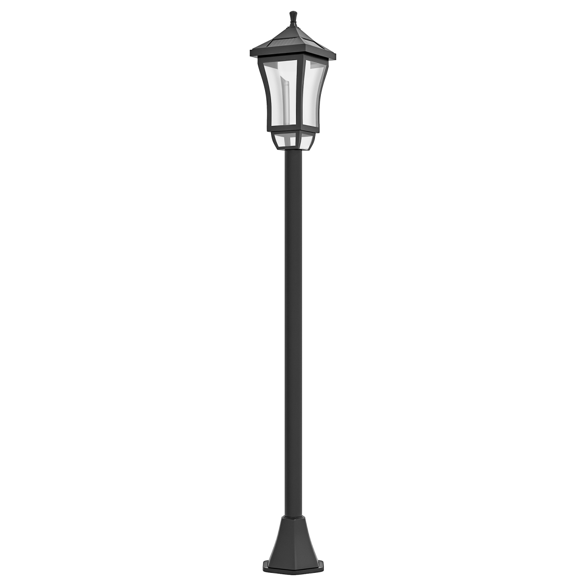 Outsunny 1.3m LED Garden Lamp Post, IP44