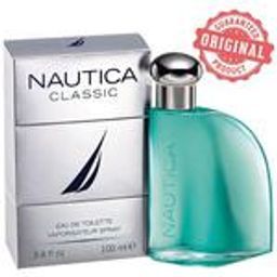 Nautica Classic Eau de Toilette Spray 100ml – Fresh Citrus, Sage & Sandalwood Fragrance for Men