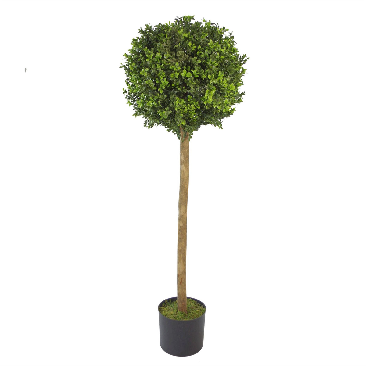 Leaf Design UK Artificial Boxwood Buxus Ball Topiary Tree 120cm – Realistic Potted Faux Plant