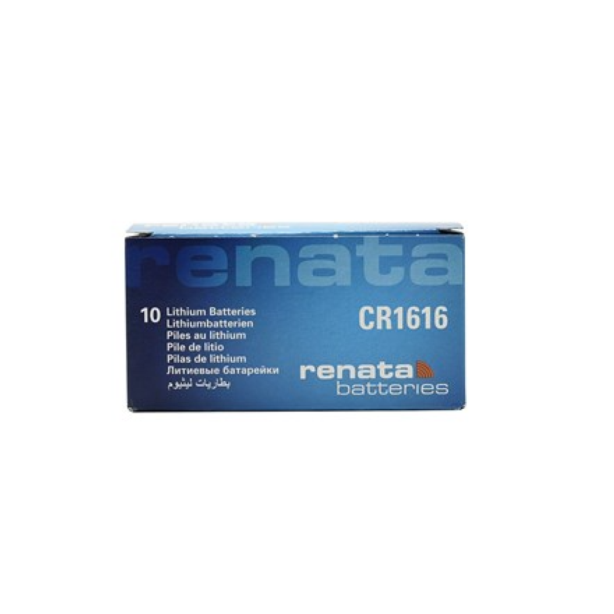 Renata CR1616 Lithium Watch Batteries, Pack of 10 – Coin Cells for Watches