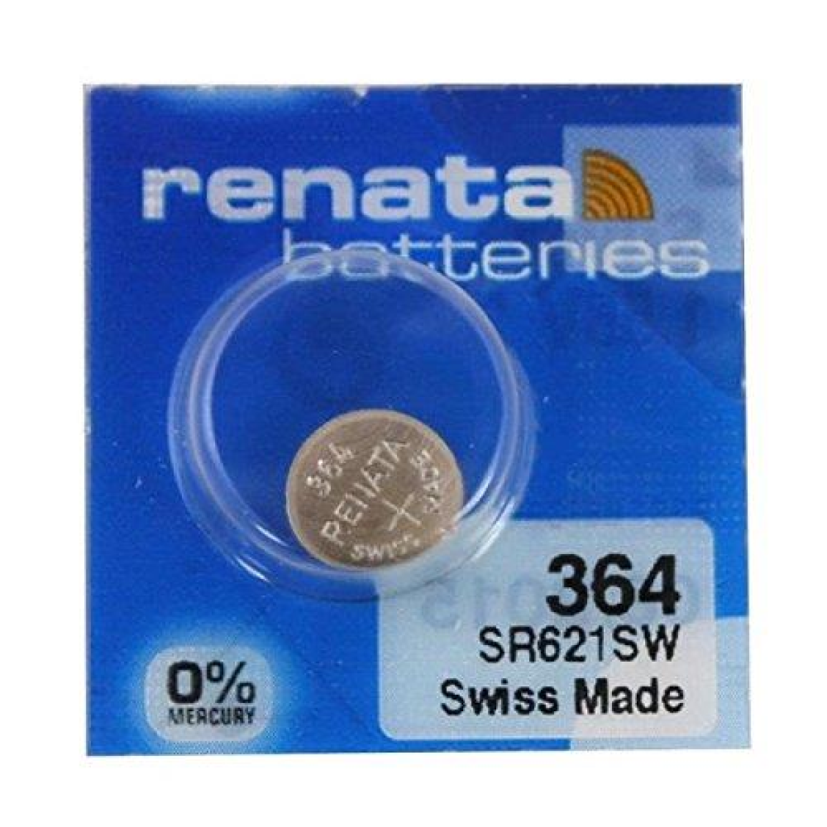 Renata SP 364 Watch Battery – High Silver Content Swiss Coin Cell, Single Cell