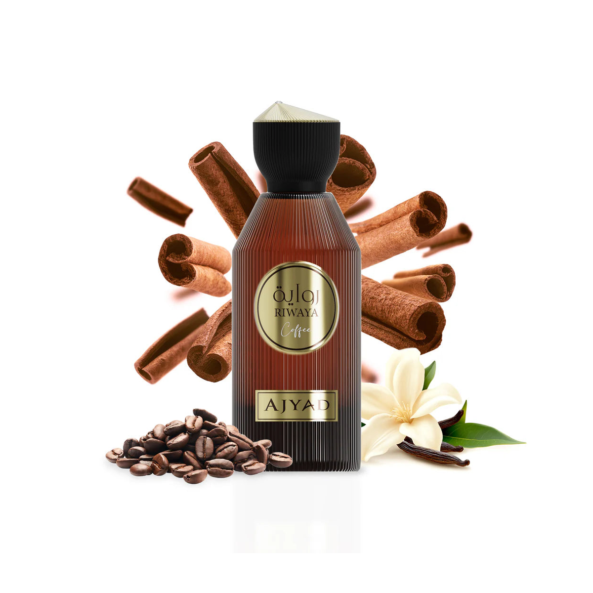 Ajyad Riwaya Coffee - Extrait de Parfum 100ml β Gourmand, Spicy Fragrance for Men