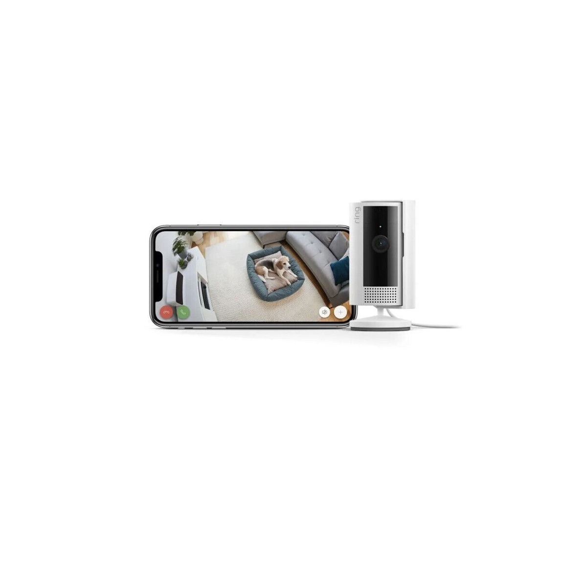 Ring Indoor Camera (2nd Gen) 1080p HD Security Camera with Two-Way Talk & Motion Alerts – White