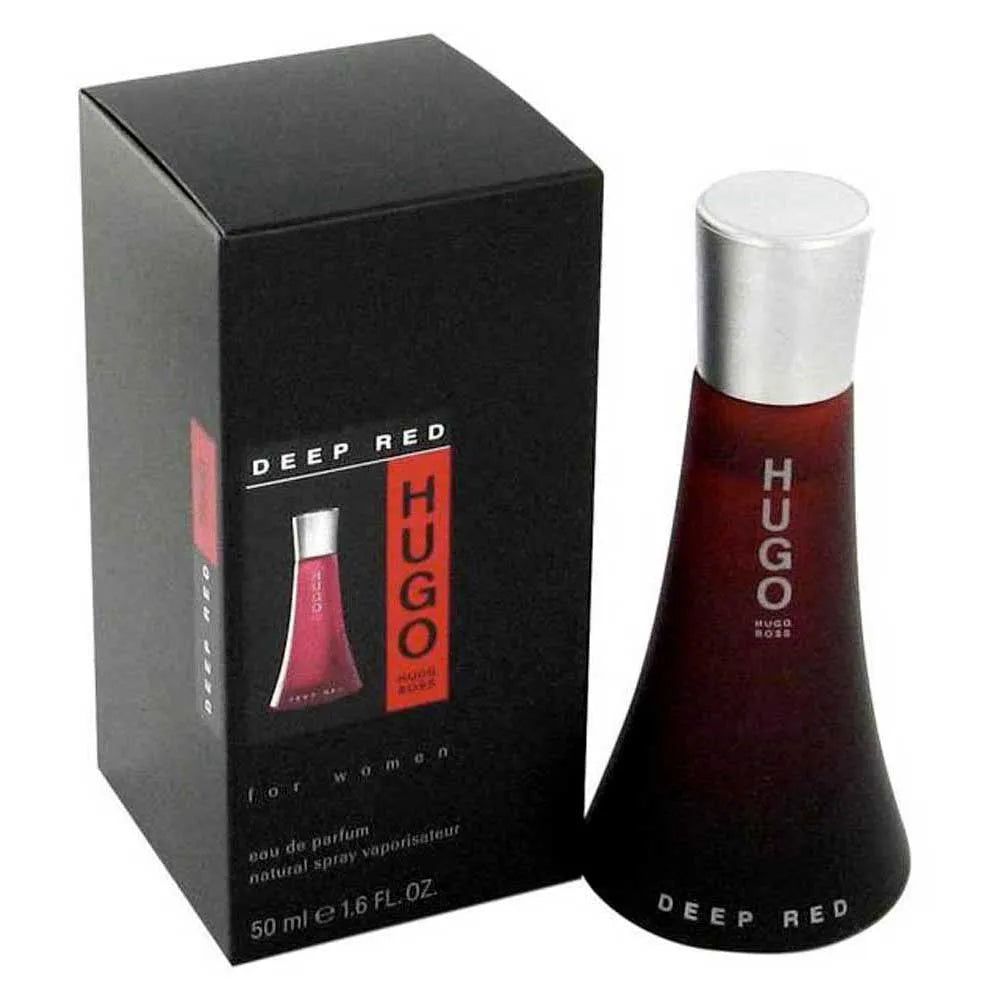 Hugo Boss Hugo Deep Red Eau de Parfum Spray 50ml – Fruity Floral Woody Women's Fragrance