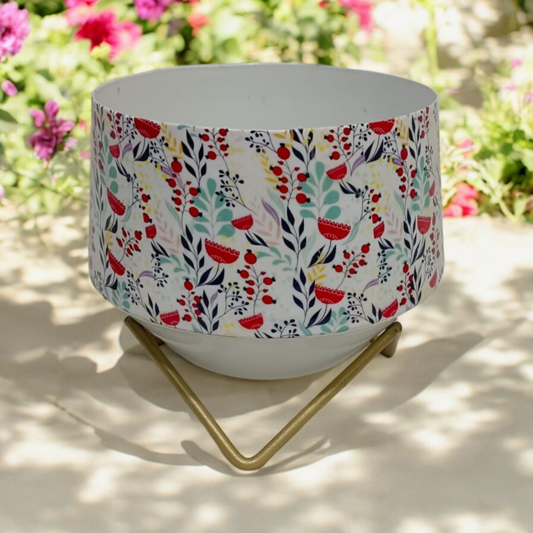 AcaciaHome 13cm Metal Plant Pot Stand