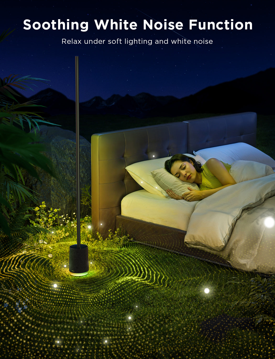Govee Floor Lamp Pro with Speaker – Black