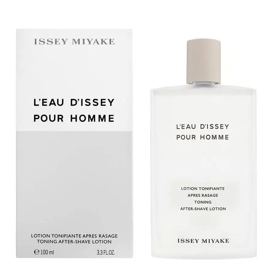 Issey Miyake L'Eau d'Issey Pour Homme Aftershave Lotion 100ml – Woody Aquatic Post-Shave Soother