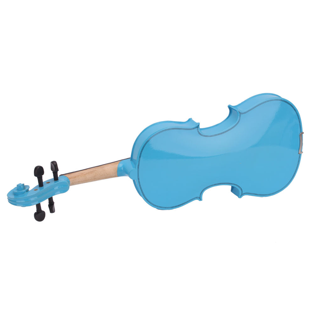 4/4 Full Size Acoustic Violin Set with Case, Bow & Rosin – Beginner & Student Violin, Sky Blue