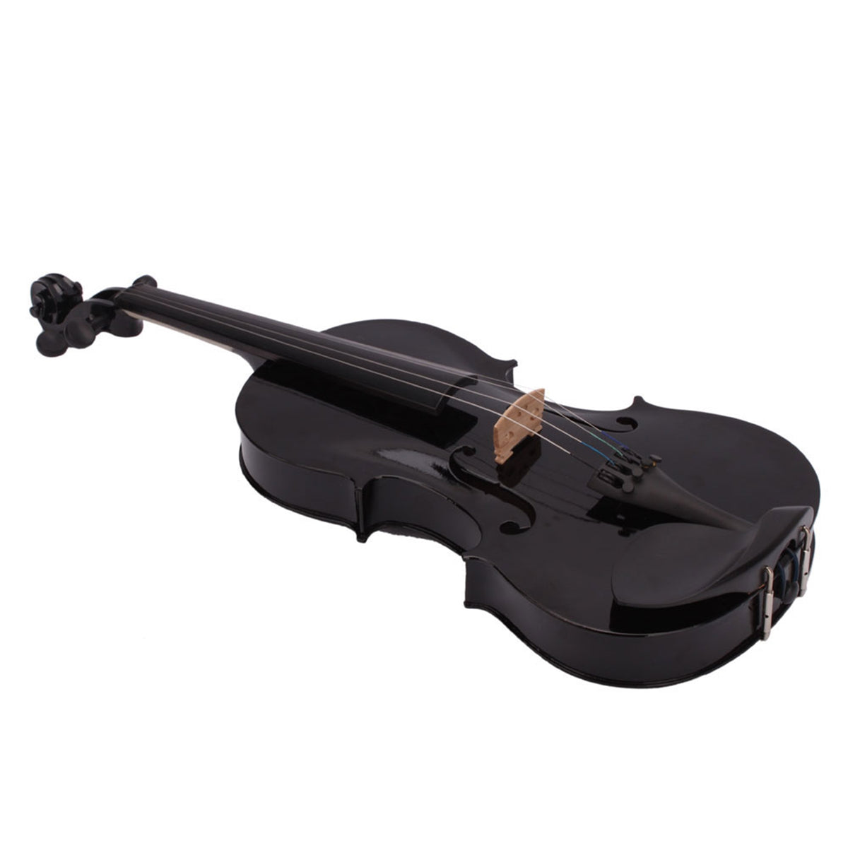 4/4 Full Size Acoustic Violin Set with Case, Bow & Rosin – Beginner Violin Outfit for Adults, Black