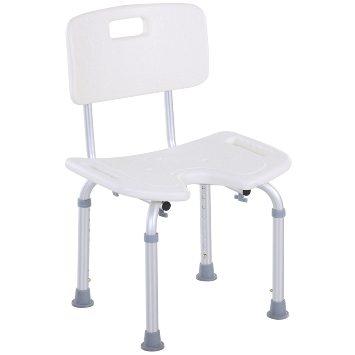 Bath & Shower Chair with Drainage Holes, Non-Slip Feet & Sturdy Frame – Bathroom Aid