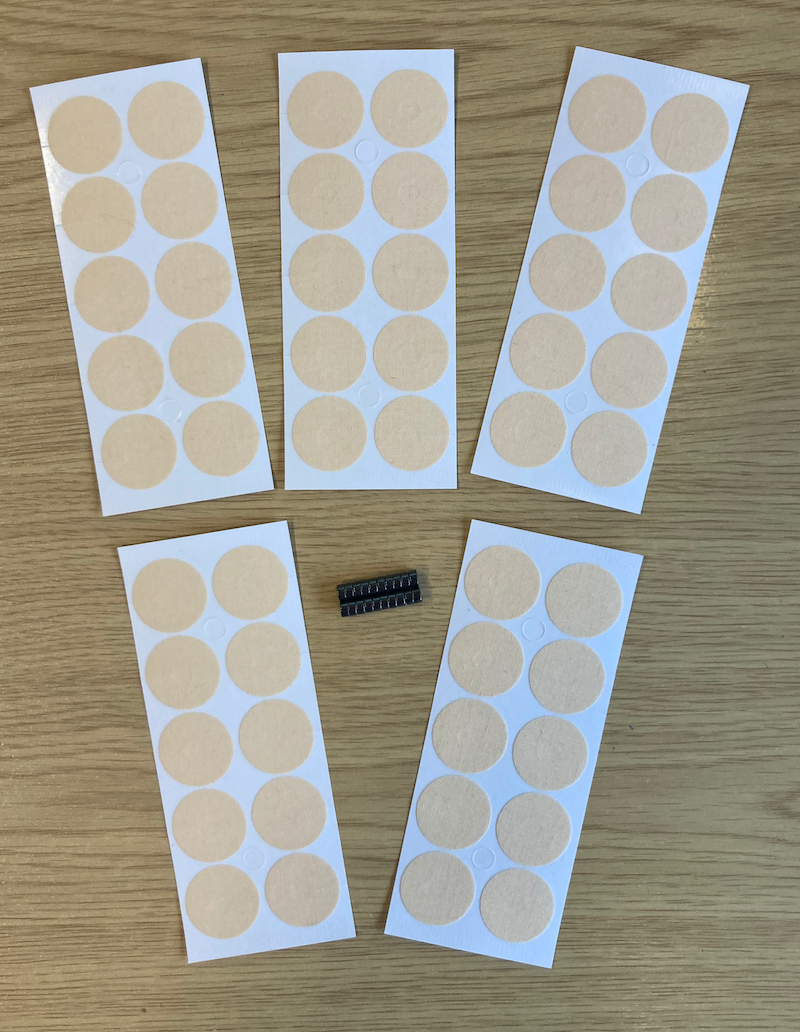Avilo Magnetic Plaster Tape, Set of 50 – Self-Adhesive Magnetic Patches