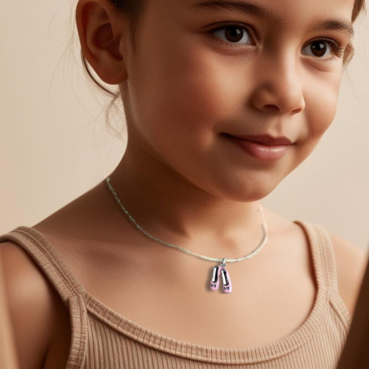 Aye Do Gifts Ballet Shoes Charm Necklace & Jewellery Box Gift Hamper – Dancer Gift for Girls