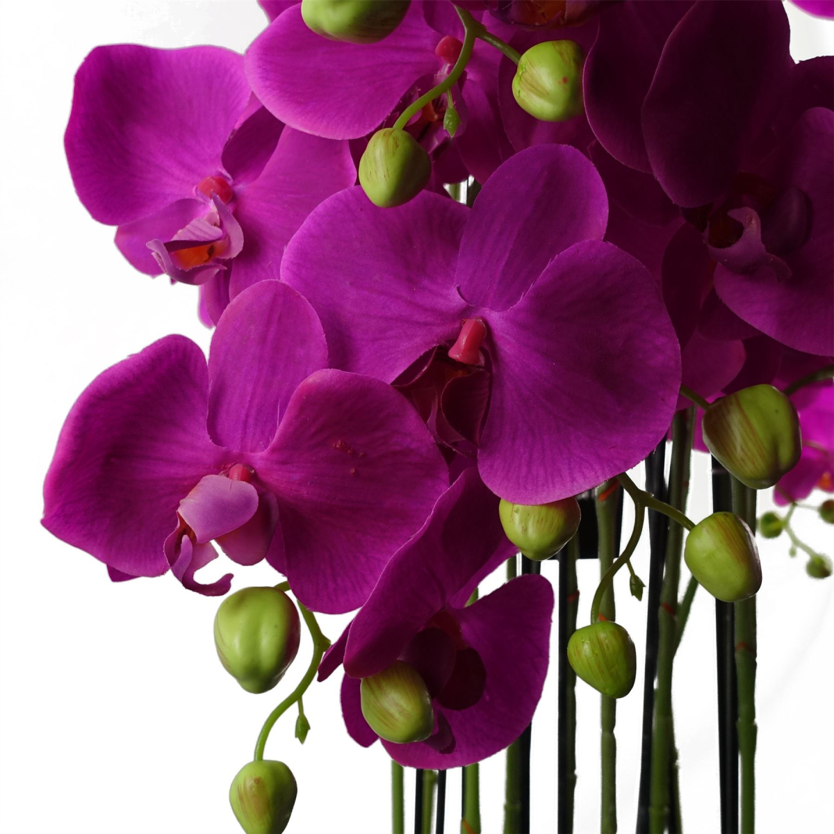 150cm Giant Artificial Purple Orchid – 189 Real Touch Flowers