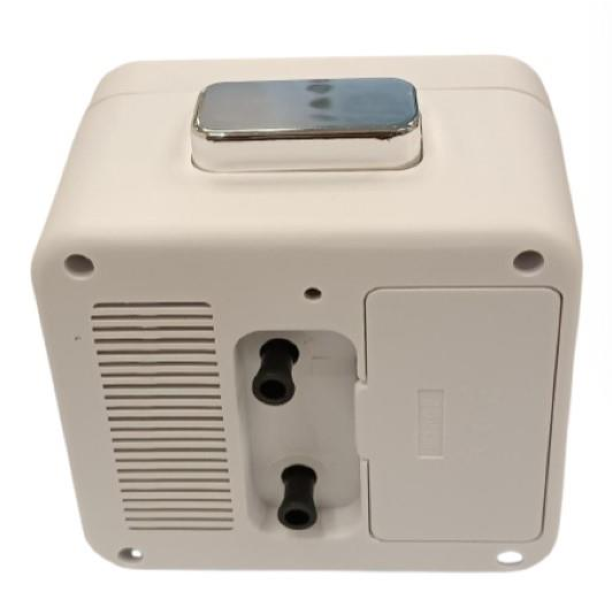 Acctim Parker Non-Ticking Sweep Bedside Alarm Clock with Crescendo Alarm, Snooze & Light, White