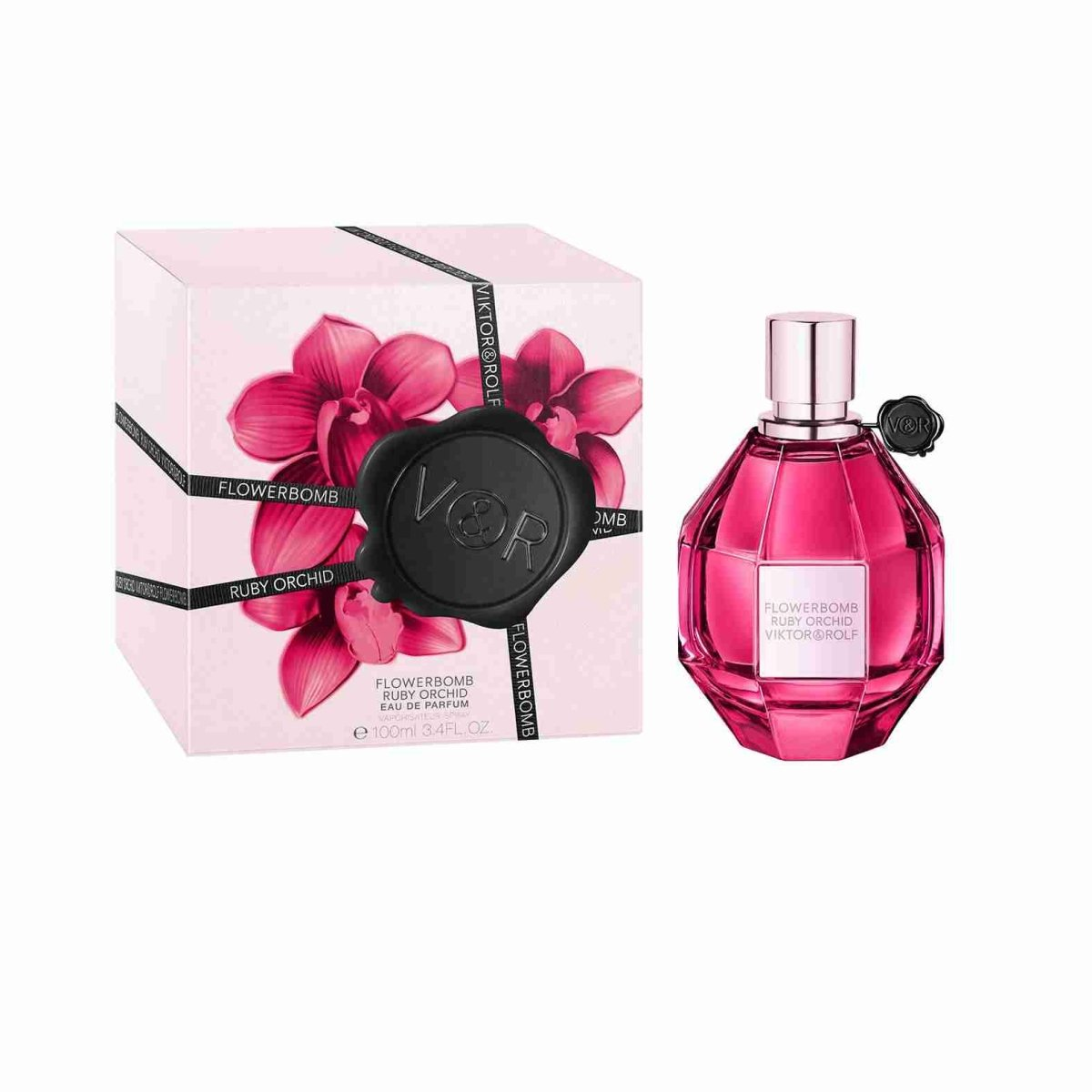Viktor & Rolf Flowerbomb Ruby Orchid Eau de Parfum Spray 100ml β Floral, Fruity Fragrance for Women