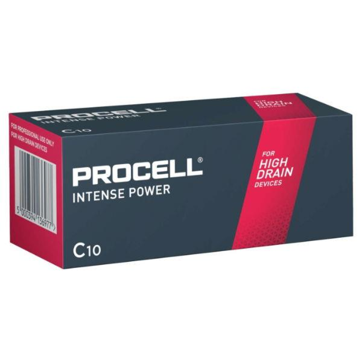 Duracell Procell Intense C Batteries – Pack of 10 Value Multipack for Your Devices