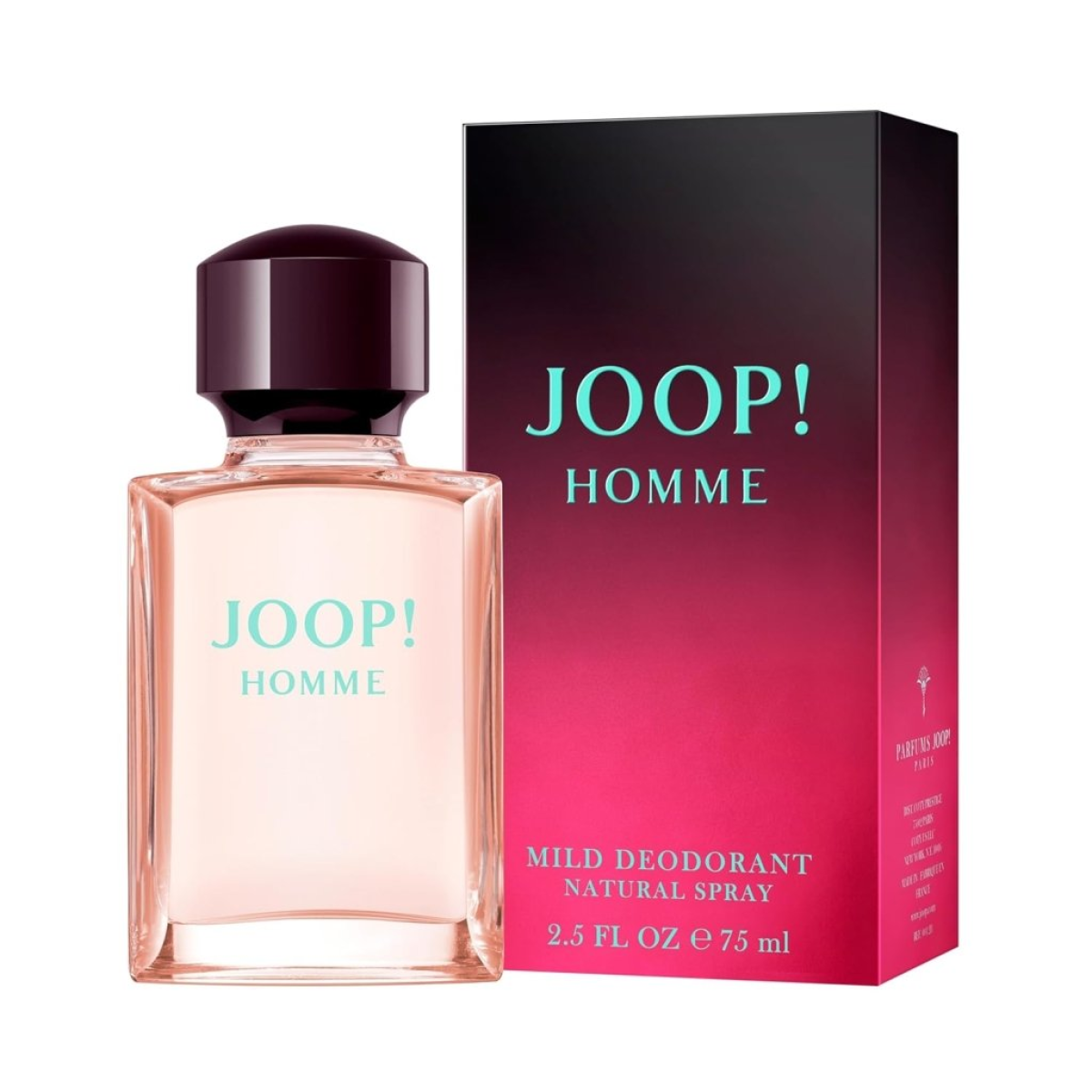 Joop! Homme Mild Deodorant Spray 75ml – Long-Lasting Freshness with Citrus, Spice & Vanilla Notes for Men