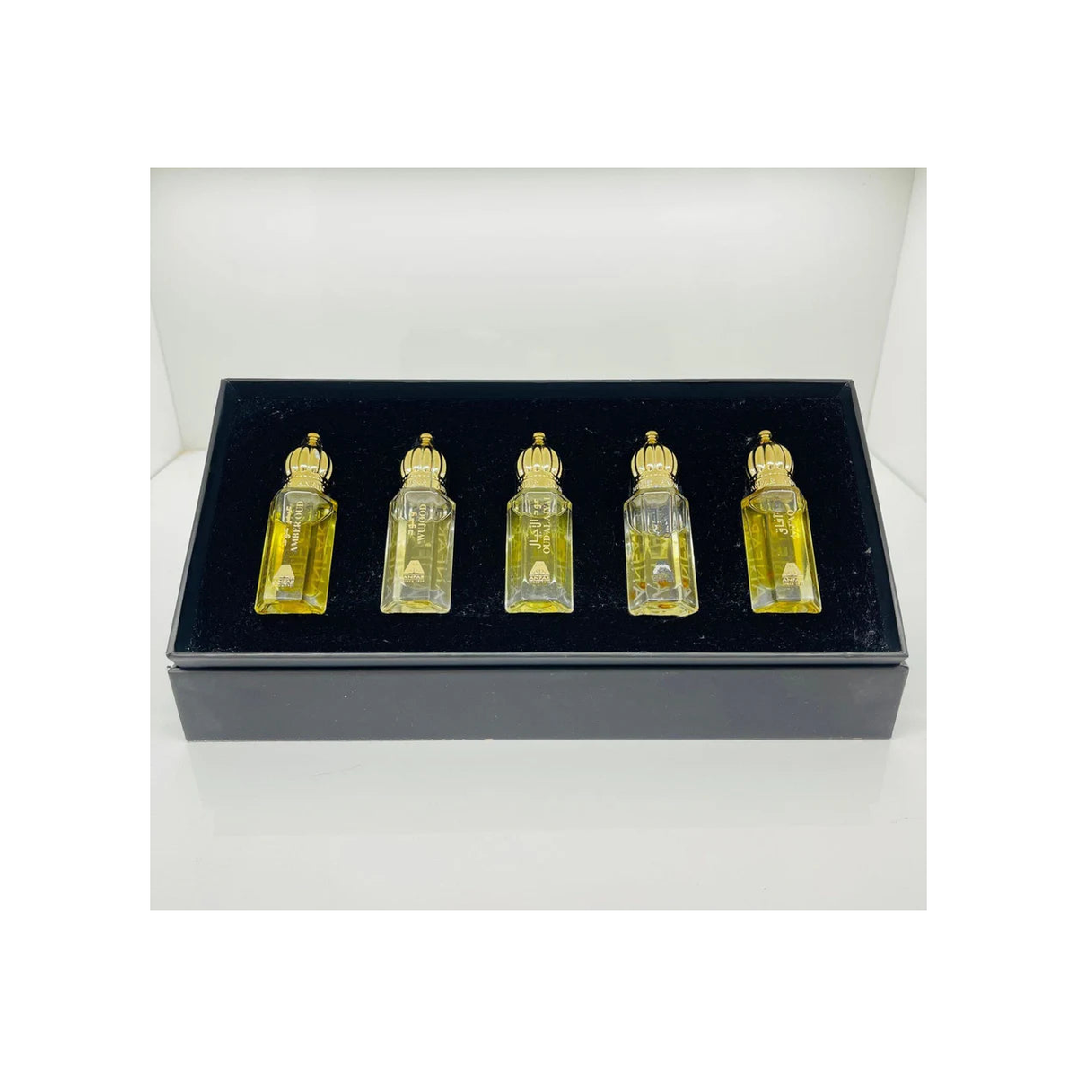 Blends of Anfar Perfume Oil Gift Set – 5 Eau de Parfum Oils, Ambre Oud, Wujood, Oud al Ajyal, Aafaq, Ojjoat
