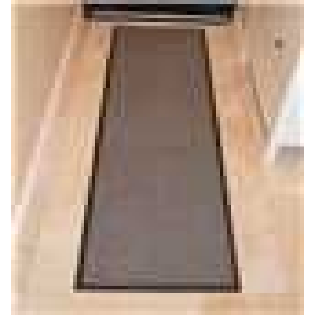 Barrier Mat with Non-Slip Nitrile Rubber Backing, 90 x 150cm – Dirt Trapping Entrance Mat, Brown