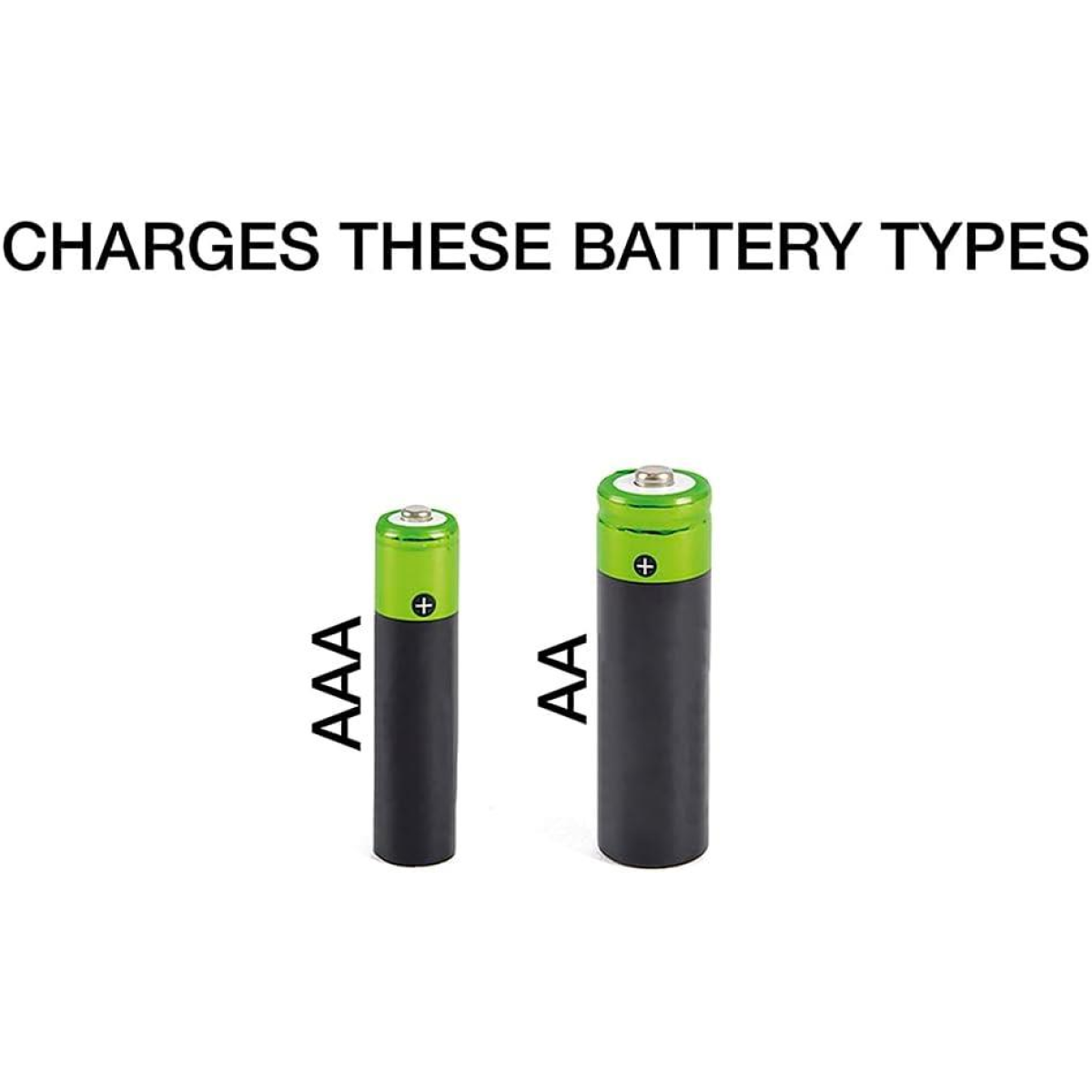 Lloytron Ultra Fast Smart AA/AAA Battery Charger for NiMH Rechargeables – 4-Bay, LED Indicators