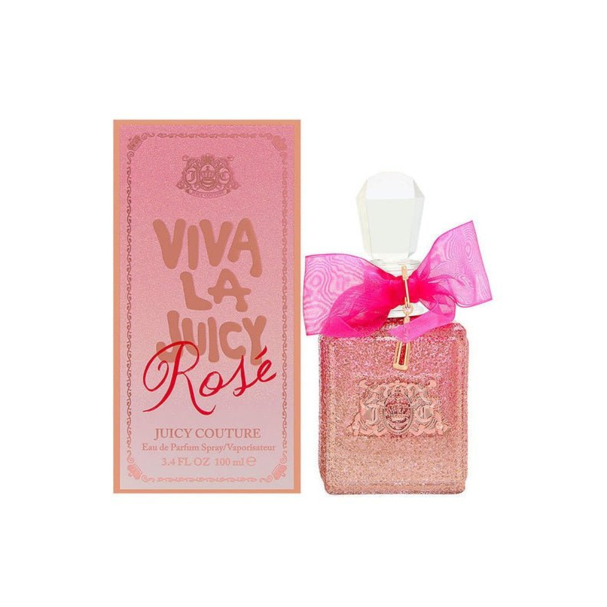 Juicy Couture Viva la Juicy Rose Eau de Parfum Spray 100ml – Floral, Fruity Fragrance for Women