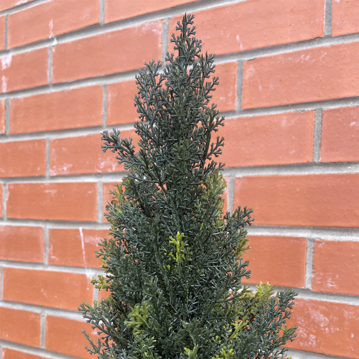Artificial Natural Look Cedar Topiary Tree, 120cm – Wired Stems, Two-Part Easy Assembly
