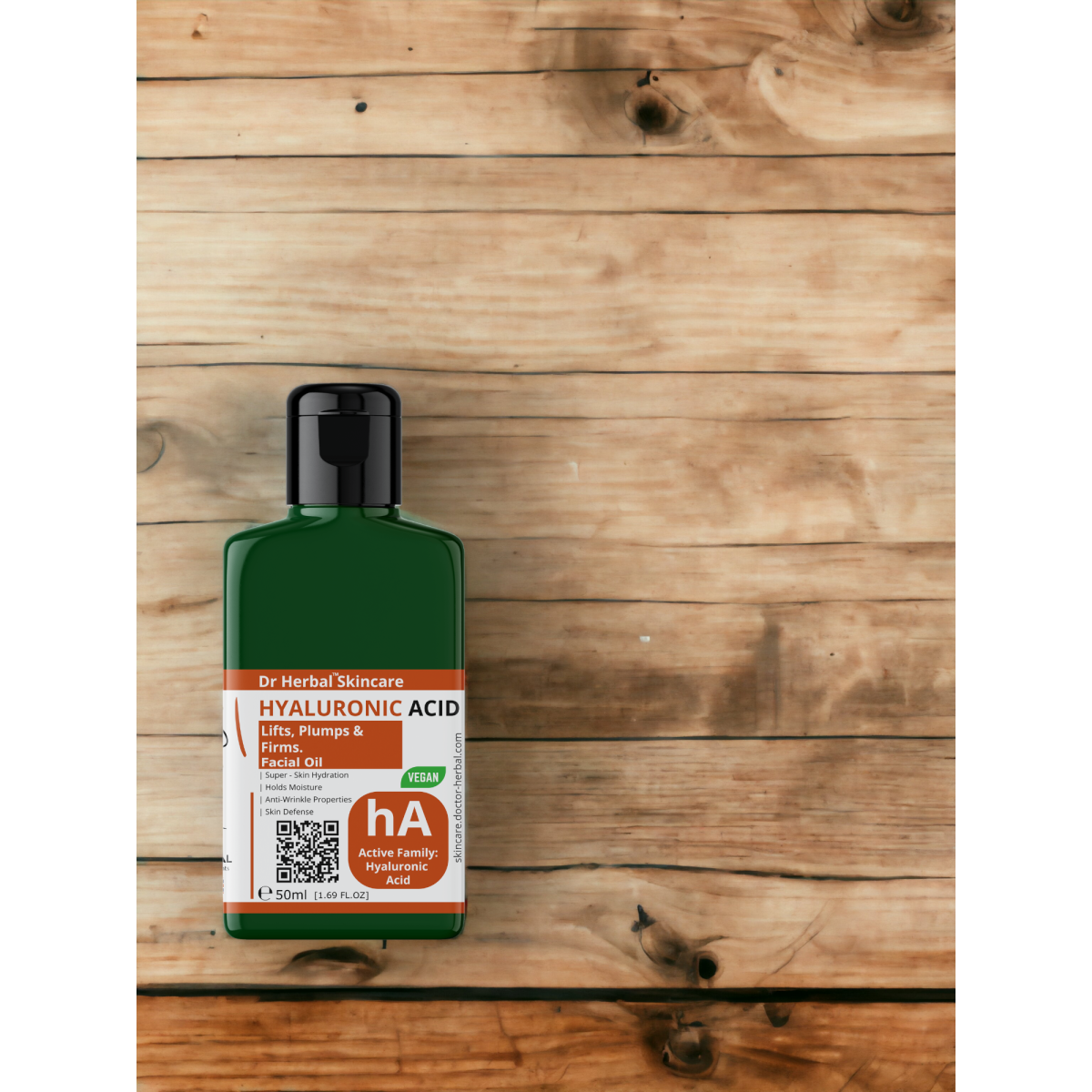 DR HERBAL Facial Oil 50ml with Hyaluronic Acid, Olive Esters and Vitamin E
