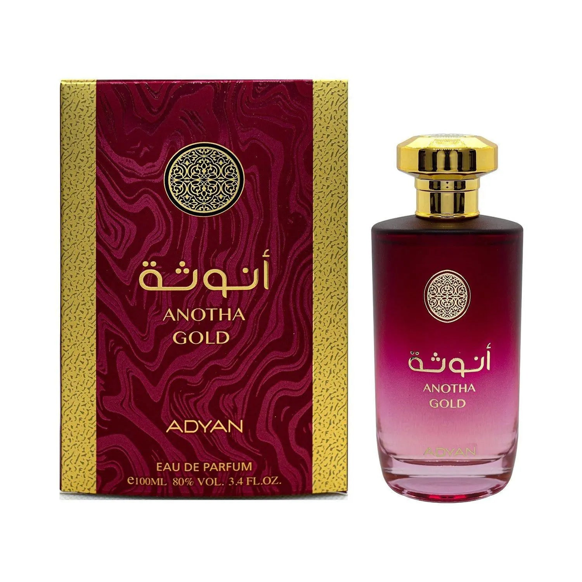 Anotha Gold Unisex Eau de Parfum 100ml – Floral, Amber & Oriental Fragrance, Unisex