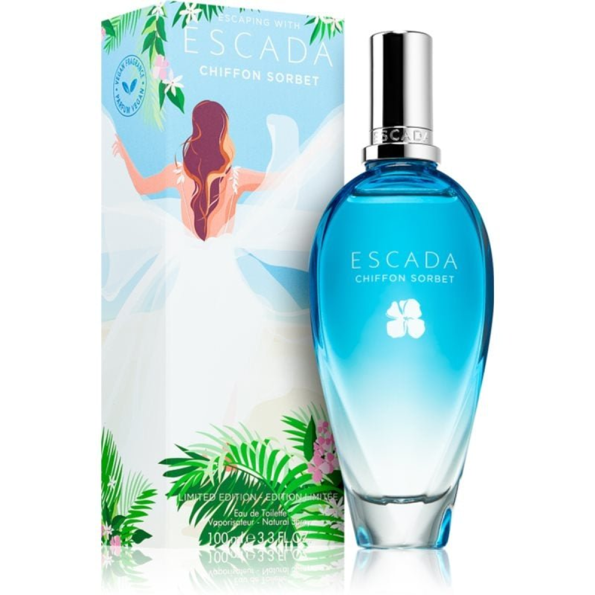 Escada Chiffon Sorbet Eau de Toilette Spray Limited Edition 100ml β Fruity, Floral Fragrance for Women
