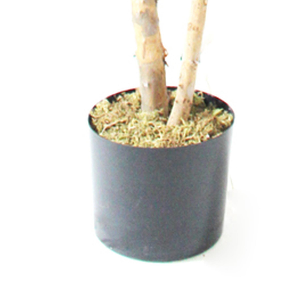 Leaf 180cm Artificial Fiddle Fig Deluxe Tree with Wired Stems – Realistic Potted Plant for Home and Office