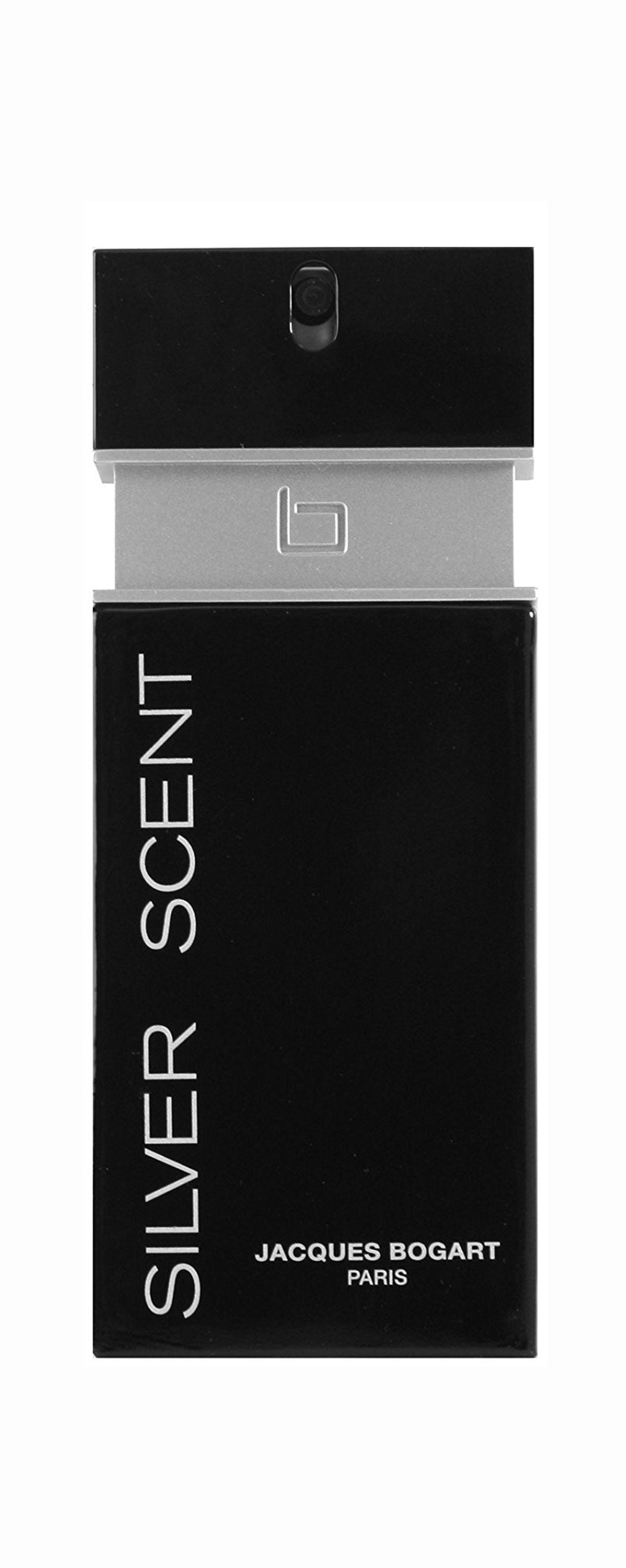 Jacques Bogart Silver Scent Eau de Toilette Spray 100ml β Fresh & Citrus, Aromatic Fragrance for Men