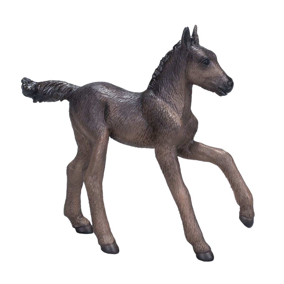 Mojo Arabian Foal Figurine in Black – Realistic Horse Model