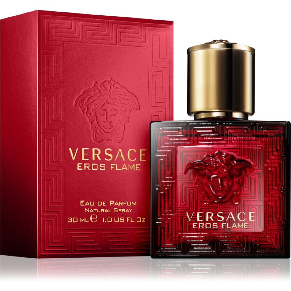Versace Eros Flame Eau de Parfum Spray 30ml β Fresh & Citrus, Spicy Fragrance for Men