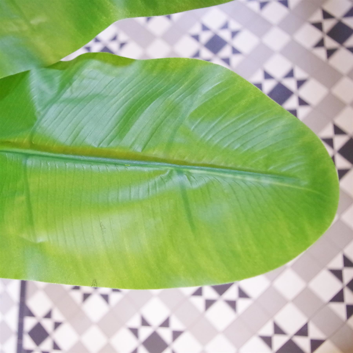 Leaf 180cm Artificial Banana Tree with Copper Metal Planter – Tropical Faux Plant for Home